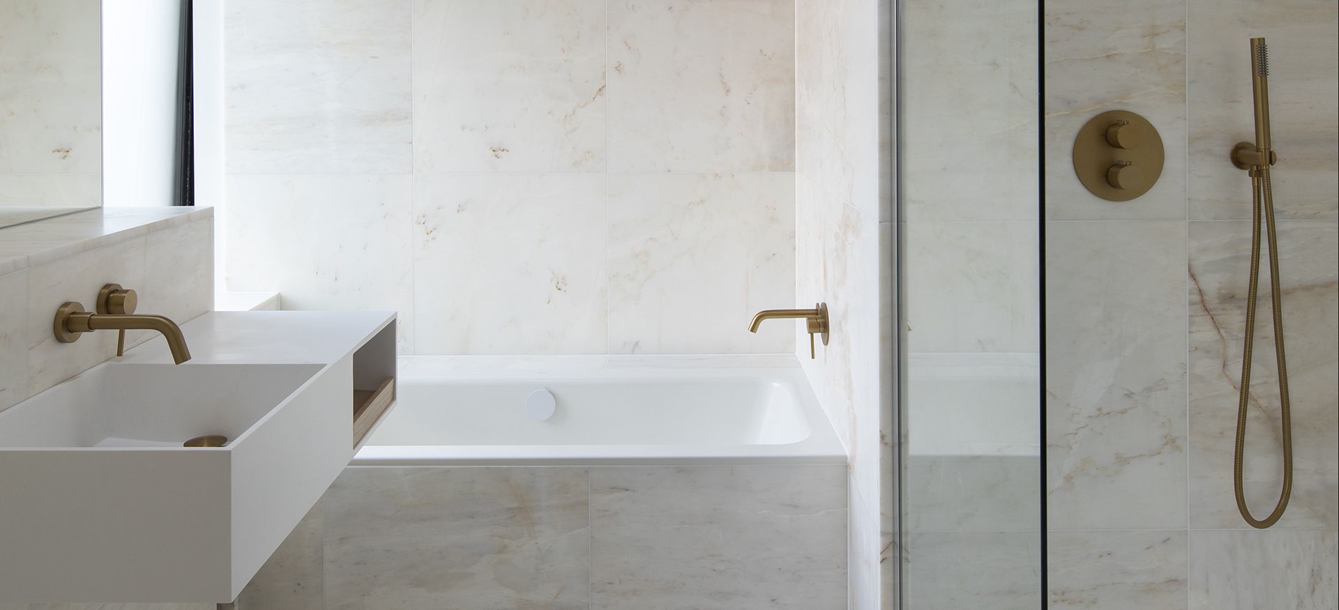 The most luxurious of bathrooms with the best finish and materials